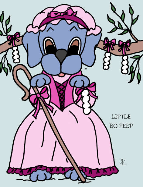 Classic nursery rhymes most people remember. Twinkle, twinkle; Little Bo Peep; Jack & Jill; and more to color.